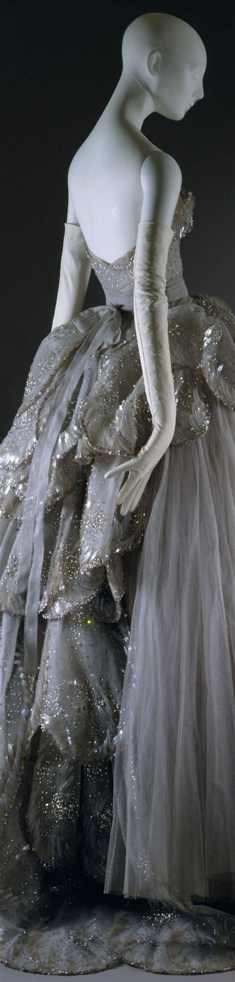 Venus Evening Dress Detail Christian Dior Autumn Winter 1949