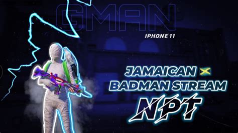 Event Mode Gameplay Npt😤 Jamaican Badman Streamer 🇯🇲 Pubg Mobile