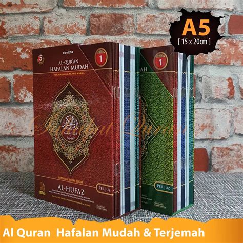 Jual Al Quran Hafalan Mudah Al Hufaz A5 Per Juz AlQuran Terjemah Perjuz