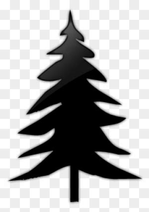 Evergreen Tree Clip Art Black And White Image To U