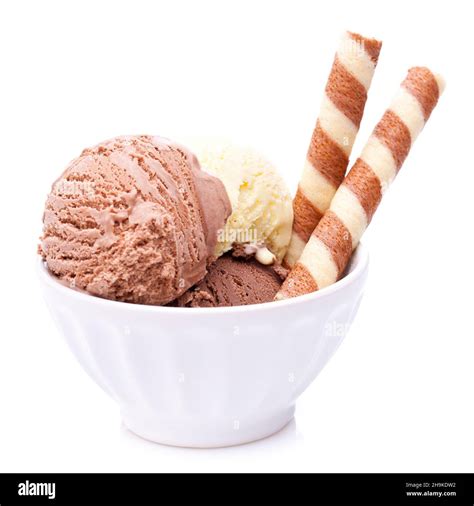 Scoops Of Nougat Ice Cream Hi Res Stock Photography And Images Alamy