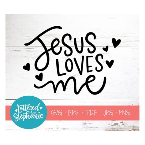 Jesus Loves Me, SVG Cut File, digital file, svg, Bible svg, - Inspire ...