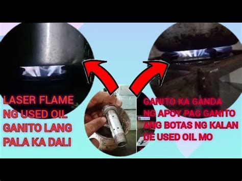 HEAVY DUTY Kalan De Used Oil BLUE FLAME YouTube