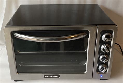 Kitchenaid Kco222ob 12 Compact Stainless Steel Toaster Oven Pans And Racks 1440w Ebay