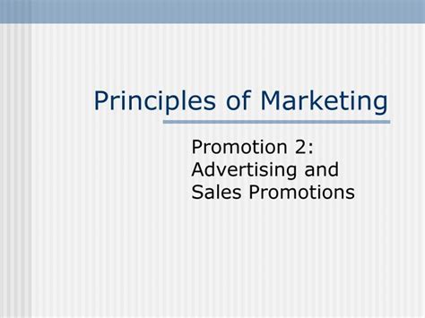 Ppt Principles Of Marketing Powerpoint Presentation Free Download