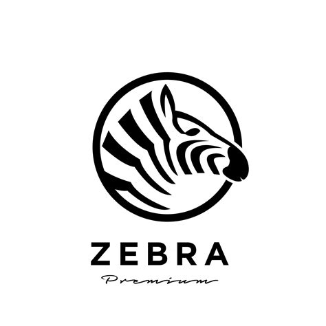 Premium Zebra Head Vector Logo Icon Design 2433914 Vector Art At Vecteezy