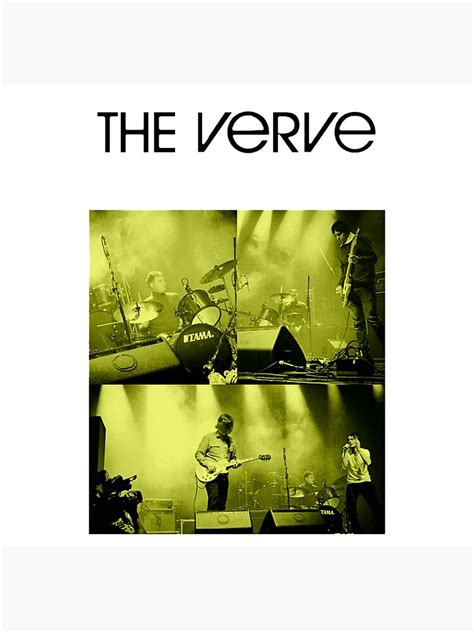 The Verve Band Rock Metal Best Logo Poster For Sale By Sulivanestr64