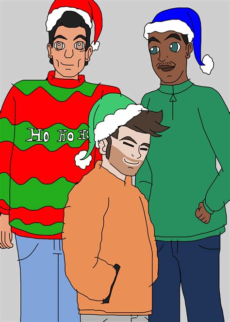 Tommy Claude And Cj In Holiday Outfits By Kaisaunders85 On Deviantart