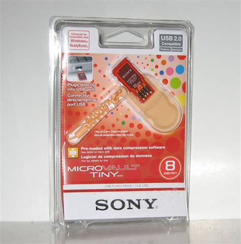 Sony 8gb Micro Vault Tiny USB Flash Drive Review The Gadgeteer