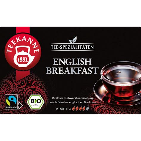 Teekanne Tee Spezialitäten Bio English Breakfast 35 G Ecco Verde