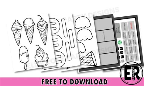 FREE ICE CREAM SHOP DRAMATIC PLAY PRINTABLES Ellierosepartydesigns