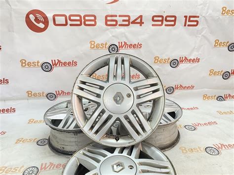 Легкосплавні диски R16 4x100 Renault Megan Scenic Clio Dacia Nissan: 1 ...