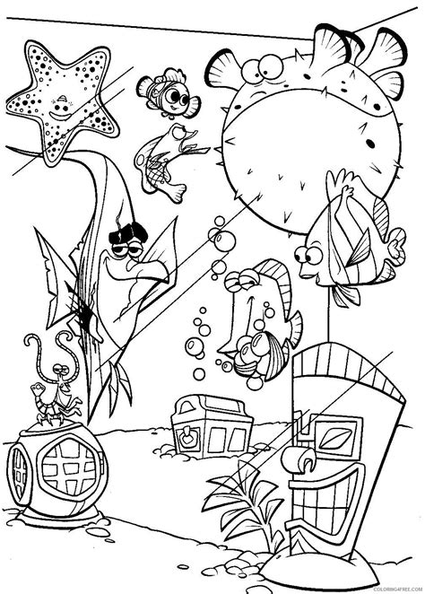 Finding Nemo Coloring Pages Free Printable