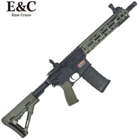 Eandc Fbi Hrt S Mk4 Gel Blaster With 10 Inch Giessele Super Mod M Lok Handguard Ec 643 X Force