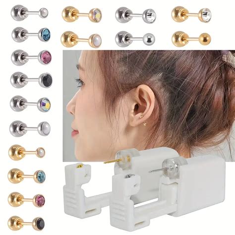 Painless Cartilage Ear Screen Piercer Disposable Ear Piercer Temu