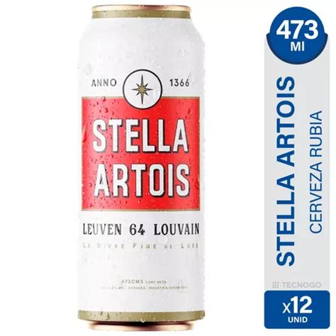 Cerveza Stella Artois Rubia Lager Lata Pack X Mercado