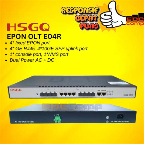 Jual Hsgq E R Epon Olt Pon G Ftth Epon Olt Pon Shopee Indonesia