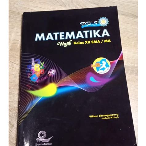 Jual Buku Pks Matematika Wajib Kelas Xii Penerbit Gematama Shopee