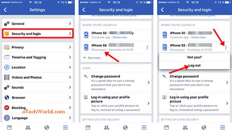 How To Logout Of Messenger App Android And Iphone Otechworld