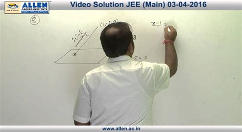 Jee Main Exam Mathematics Solution Q No Paper