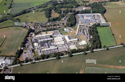 Aerial View Of Hm Prison Humber Also Known As Everthorpe Prison Near South Cave East