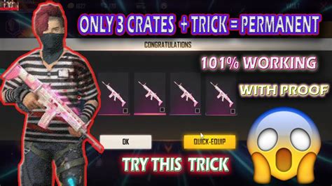 How To Get Legendry Gun Skin In One Crate Cupid Scar Legendry Guns