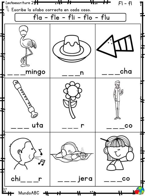 SUPER CUADERNO DE SÍLABAS TRABADAS in 2024 Math activities preschool