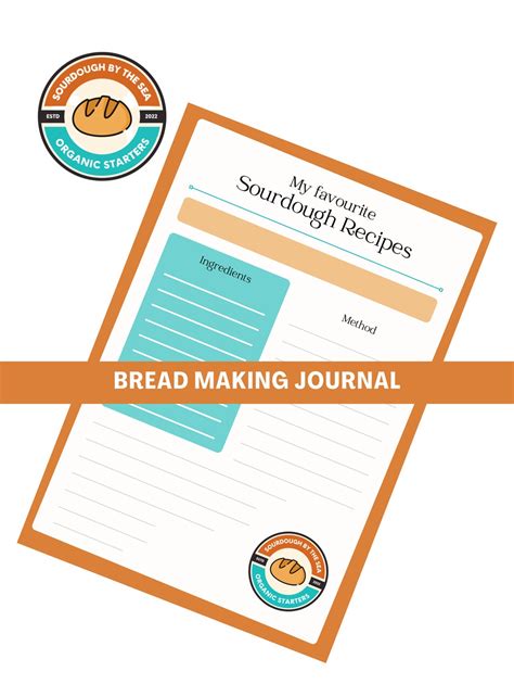 Minimalist Bread Making Journal