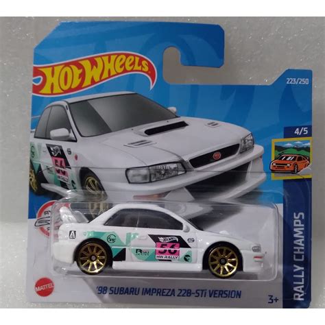 Hot Wheels Subaru Impreza B Sti Version T Hunt Shopee Brasil