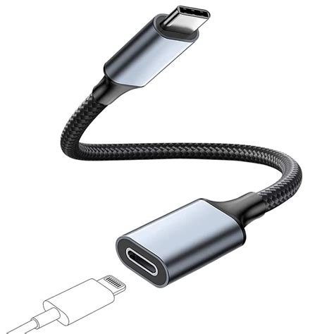 Präsident Redundant Startseite Adapter Lightning Auf Usb C Geh Hinauf Abgeschnitten Ernährung