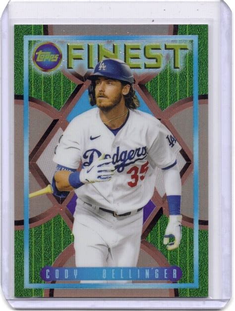 Topps Finest Flashbacks Cody Bellinger Rose Refractor Ebay