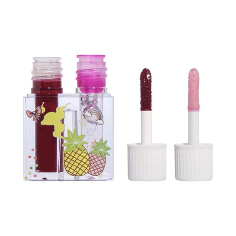 Black And Friday Sales 2024 2packs Lip Glossesdouble Headed Fruit Lip Gloss Set Moisturizing