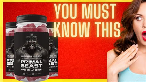 Primal Beast Gummies ReviewsAlertPrimal Beast Male Enhancement