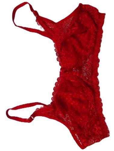 Full Figure Ladies Cotton Red Bra Size 32b Embroidered At Rs 52