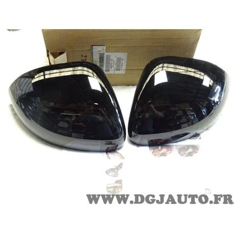 Paire Coques Calotte Retroviseur Noire Fiat Pour Fiat X