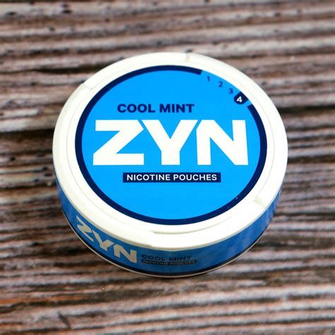 Zyn Tobacco Free Nicotine Pouch Cool Mint 6mg Can