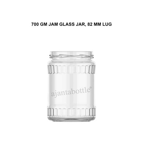 Gm Jam Glass Jar Mm Lug Neck Ajanta Bottle Pvt Ltd