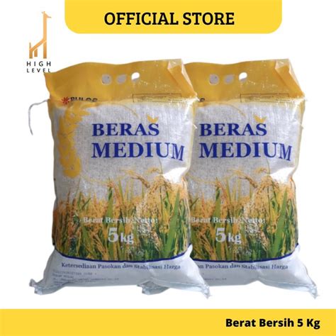 Jual BERAS BULOG 5KG Shopee Indonesia