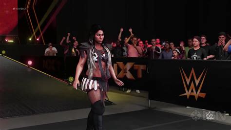 Wwe 2k18 Ember Moon Entrance Youtube