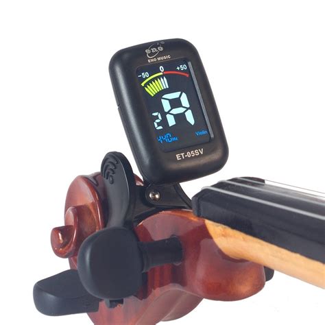 Eno Professional Violin Viola Tuner Colorful Lcd Display Easy Control