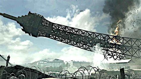 Fall Of Eiffel Tower Battle Of Paris Modern Warfare 3 Iron Lady