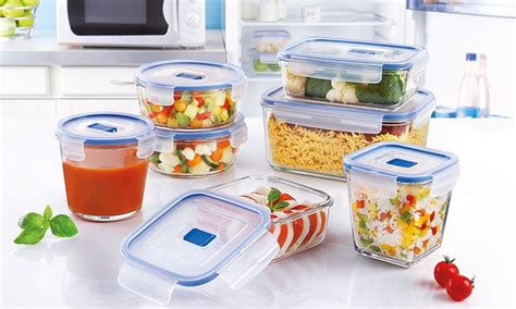 Luminarc Pure Box Glass Food Storage Set 6 Or 10 Piece Groupon