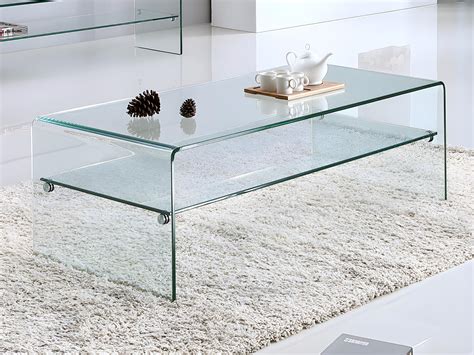 Ensemble Table Basse Meuble Tv Verre Tremp S Jour Design Stileos