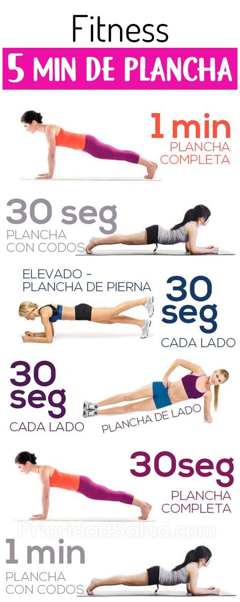 5 Minutos De Planchas Ejercicios Abdominales Para Ponerte En Forma