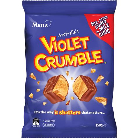 violet crumble bites  woolworths