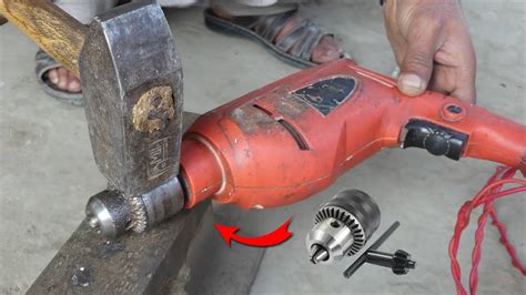 How To Change The Drill Chuck Replace Drill Chuck Youtube