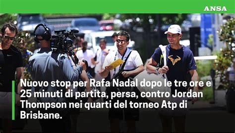 Un Micro Strappo Ferma Nadal Niente Open D Australia Video Dailymotion