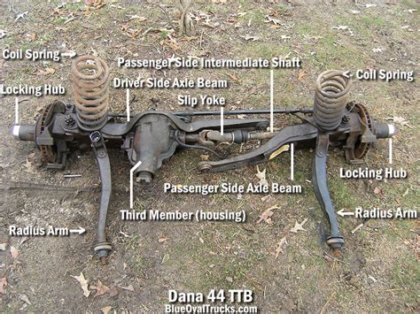 Chevy Dana 44 Front Axle Diagram