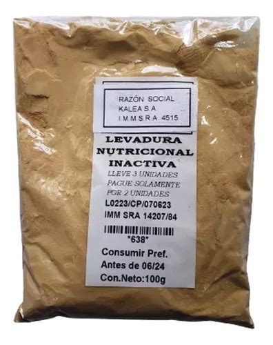 Levadura Nutricional Inactiva G Lleve Pague Solo Cuotas Sin