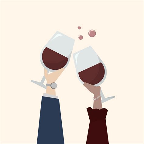 Illustration of people drinking wine - Download Free Vectors, Clipart Graphics & Vector Art